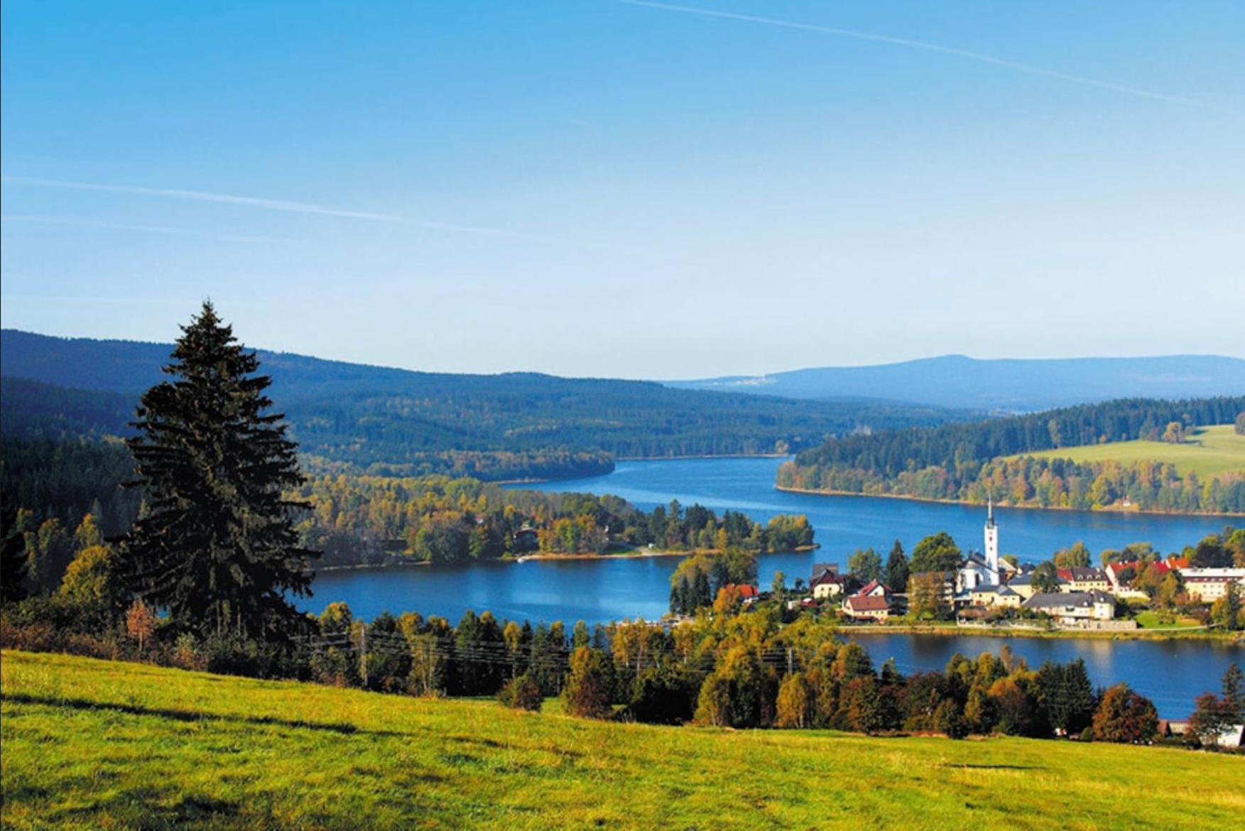 Apartman U Lipna-Frymburk 5 Kültér fotó